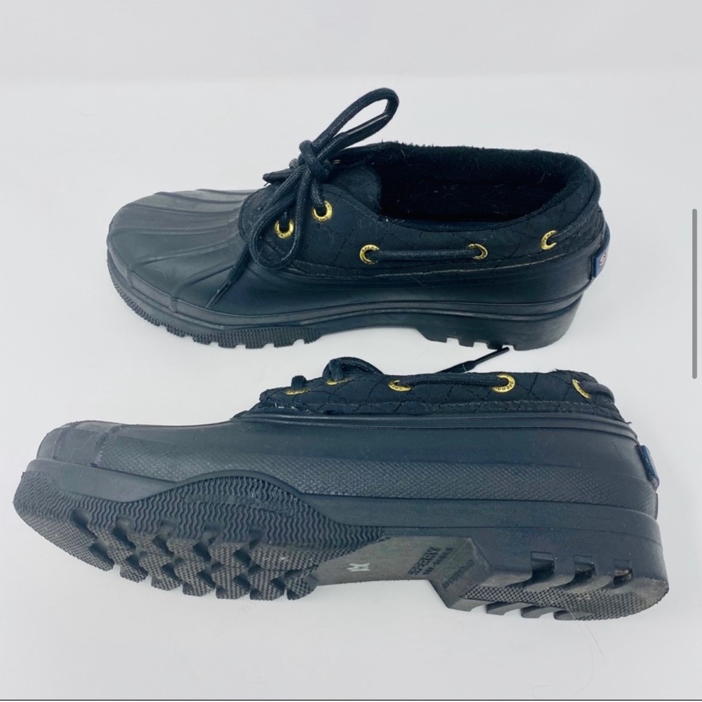 SPERRY HERON RAIN BOOTS 7.5 BLACK - Picture 6 of 6